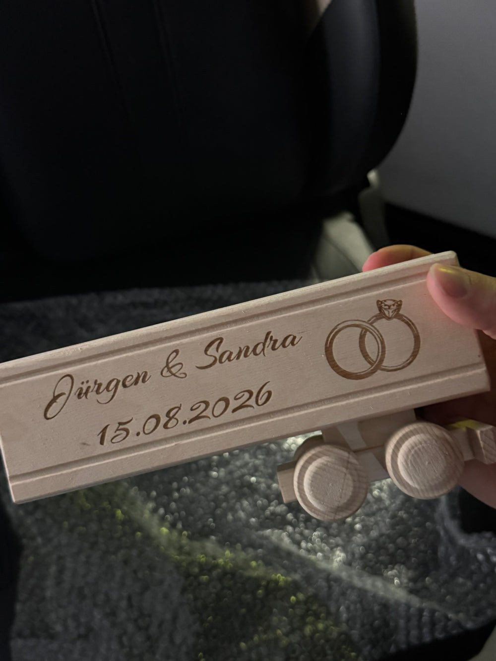 Persönliche Gravur zur Hochzeit