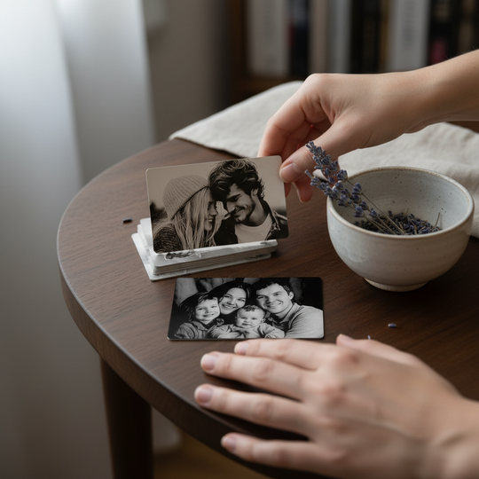 Personalisierte Fotokarten als emotionales Geschenk im Alltag