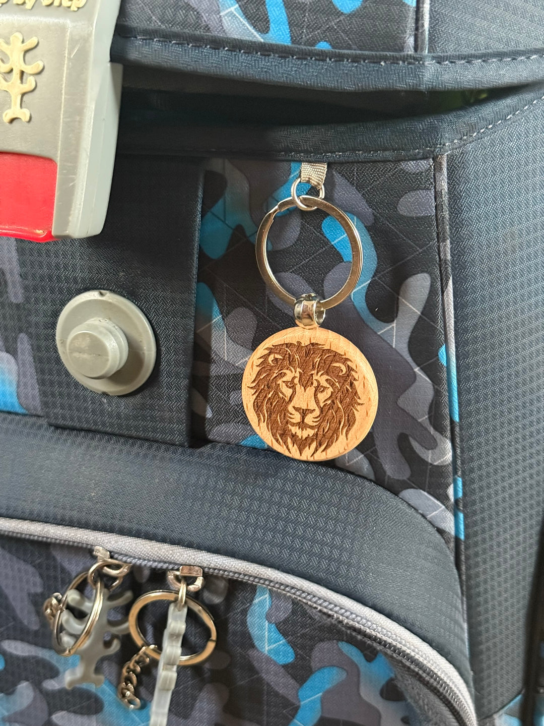 Personalisierter Holz Schlüsselanhänger mit Gravur