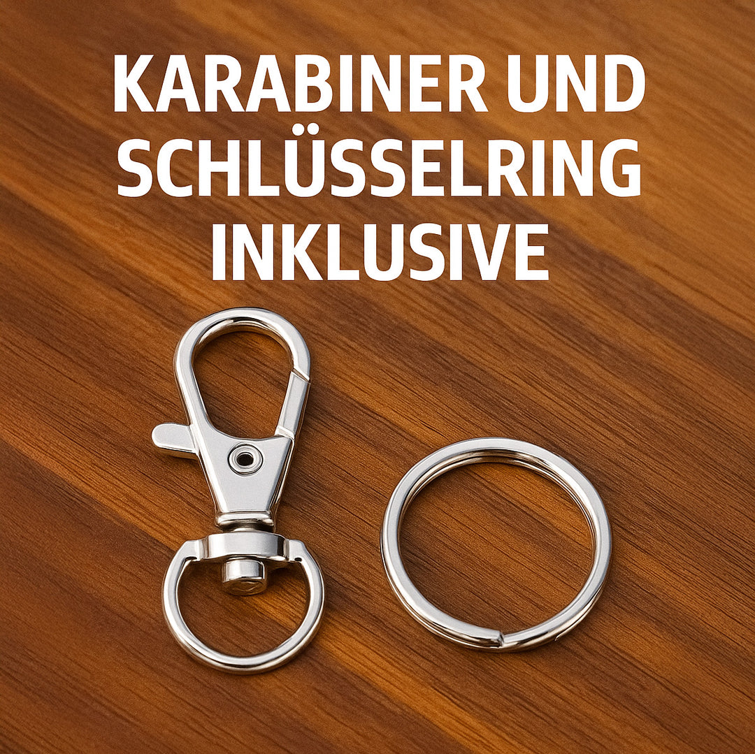 Notfall-Anhänger aus Edelstahl oder Aluminium