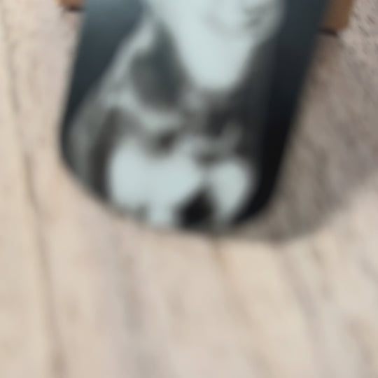 Anhänger mit Fotogravur personalisiert | DogTag aus Aluminium | Schlüsselanhänger oder Kette | Rückseite mit Text oder Bild