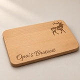 Personalized Engraved Breakfast Board Made of Beech or Bamboo